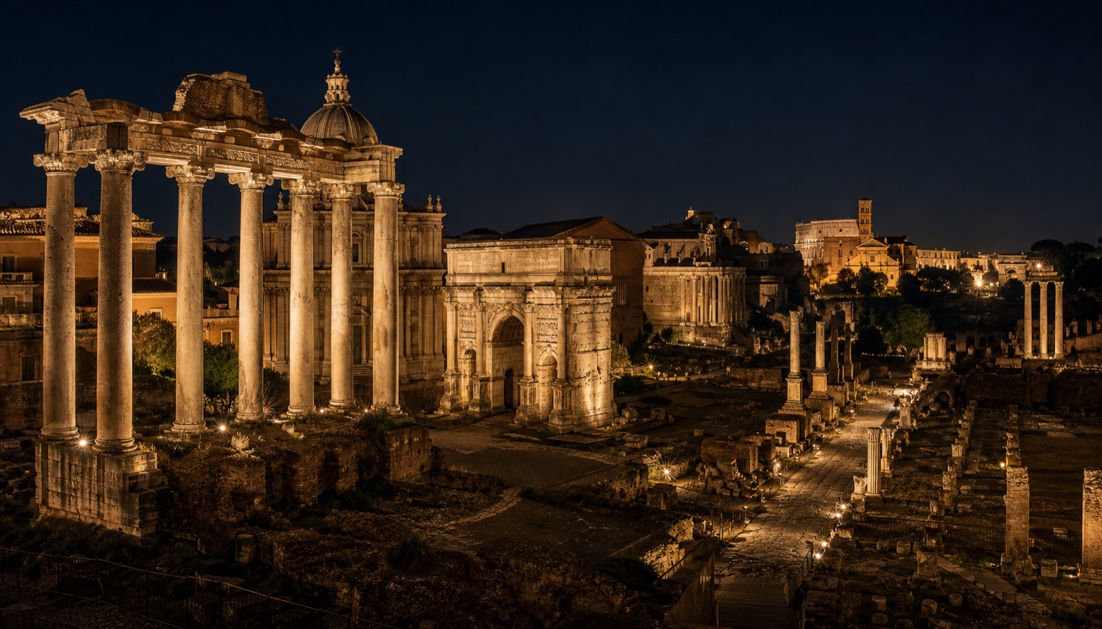 Forum Romanum — start Trasy Historyka
