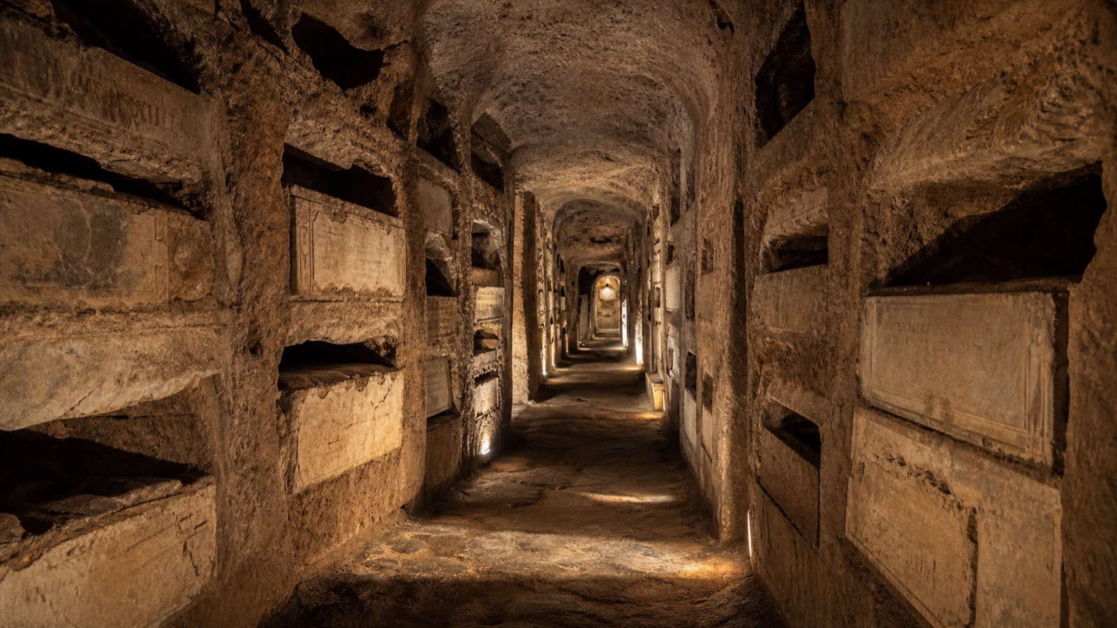 Katakumby Świętego Kaliksta — start Trasy Archeologa