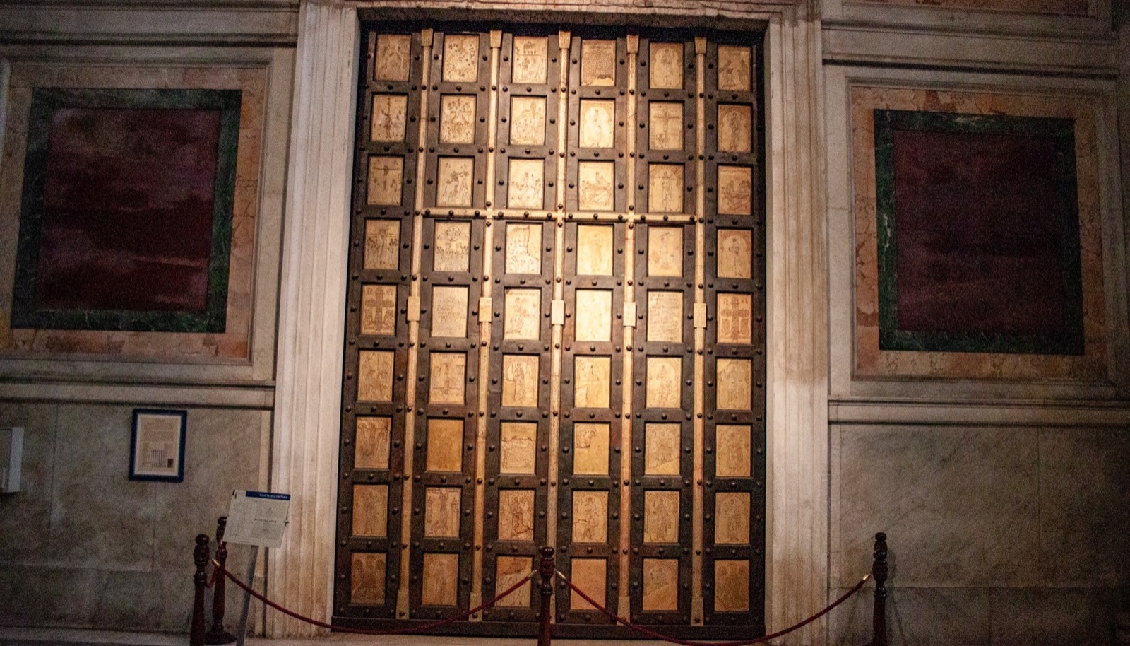 Basilica of Saint Paul Outside the Walls - Byzantine door 02.jpg